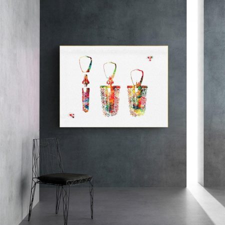 Watercolor Dental Implant - DrunkArtist