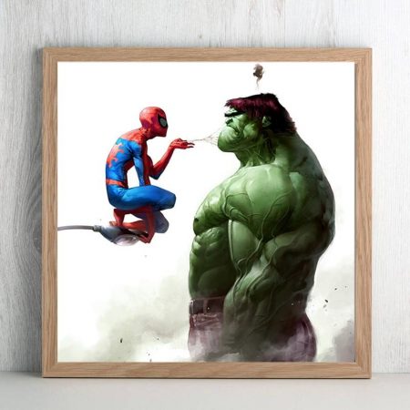 Spiderman And Hulk - DrunkArtist