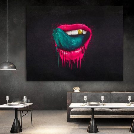 Red Lip Golden Tooth - DrunkArtist