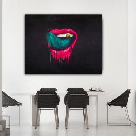 Red Lip Golden Tooth - DrunkArtist