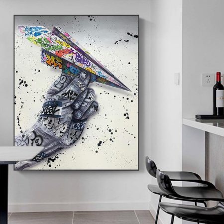 Paper Plane Graffiti - DrunkArtist