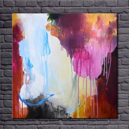 Handpainted Abstract Color Art - DrunkArtist