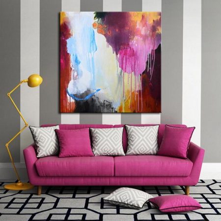 Handpainted Abstract Color Art - DrunkArtist
