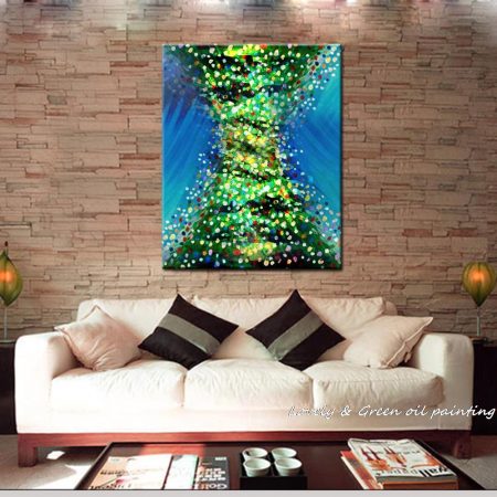 Handpainted Abstract Tree Demon - DrunkArtist