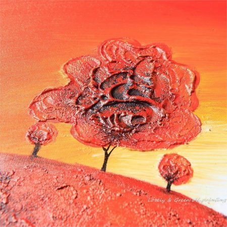 Hand Painted Uphill Sunset - DrunkArtist