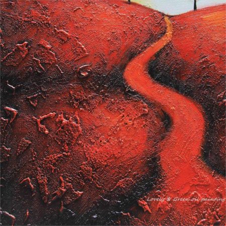 Hand Painted Uphill Sunset - DrunkArtist