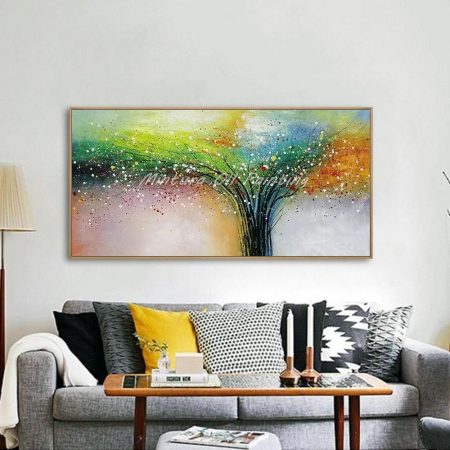 Hand Painted Scatter Colors Tree - DrunkArtist
