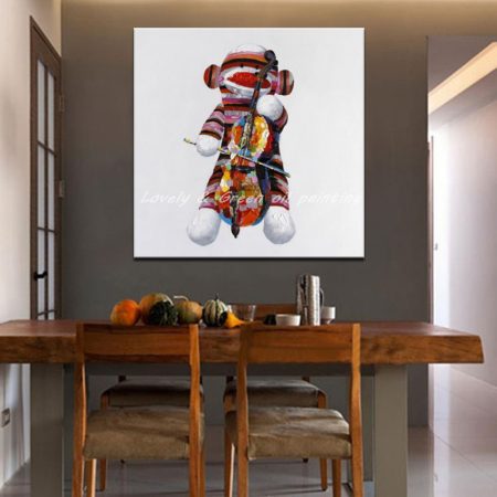 marionette playing violin- DrunkArtist