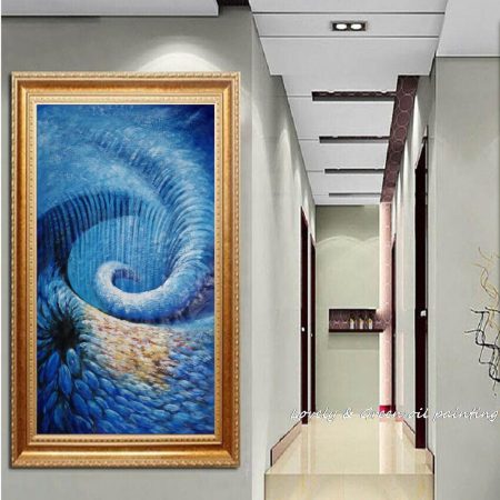 Handpainted Moonlight Sea World - DrunkArtist