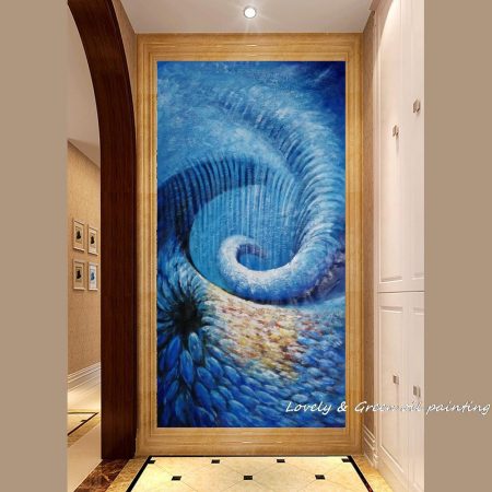 Handpainted Moonlight Sea World - DrunkArtist