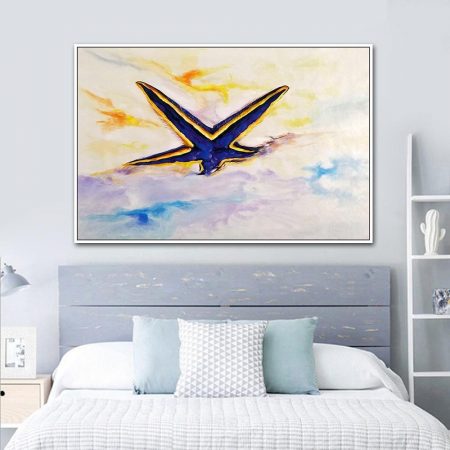 Hand Painted Starfish In The Sand Canvas Art - DrunkArtist