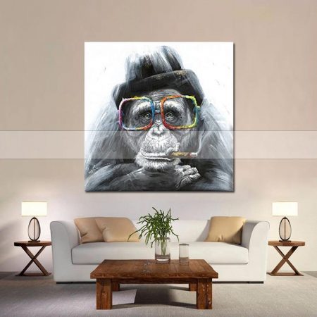 HandPainted Boss Gorilla - DrunkArtist