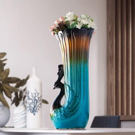 Peacock Ceramic Vase - DrunkArtist